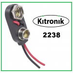 Kitronik 2238-25 σκληρό ανθεκτικό κλίπ μπαταριών